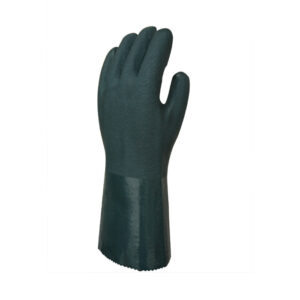 GUANTE PVC ENTELADO ASPERO LARGO VERDE