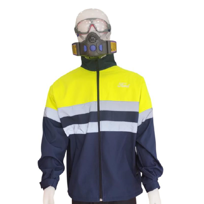 CAMPERA IGNIFUGA NOMEX 6 oz ALTA VISIBILIDAD CLASE 1