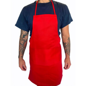 DELANTAL LISO CON PECHERA PALENQUE