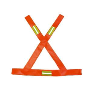 BANDOLERA PVC FLUO CON REFLECTIVO
