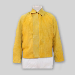 CAMPERA DE CUERO DESCARNE SOLDADOR